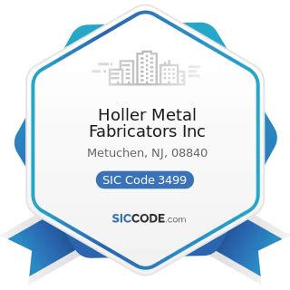 HOLLER METAL FABRICATORS 